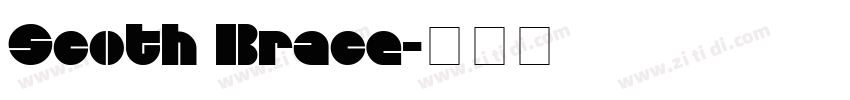 Scoth Brace字体转换